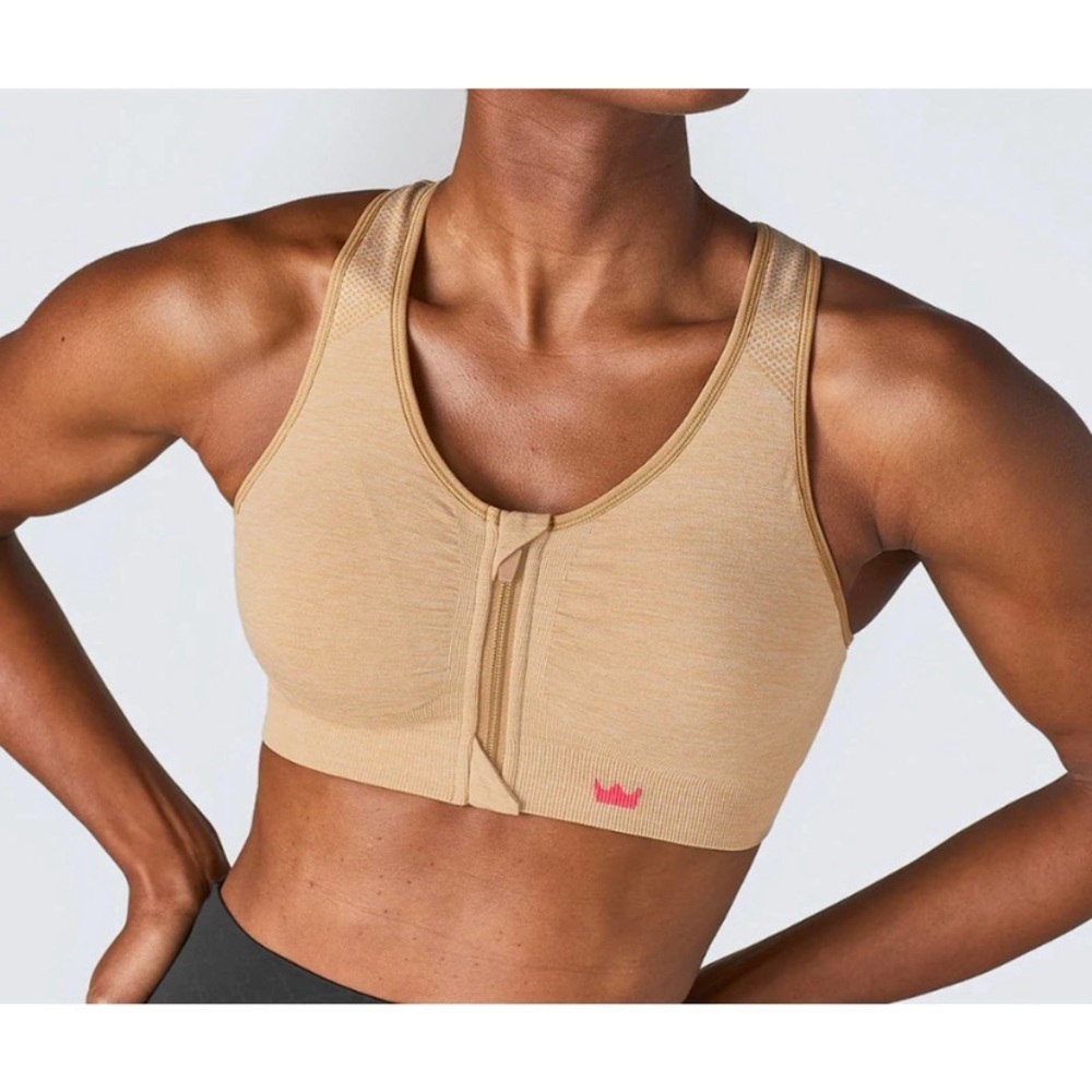 SHEFIT Tan Perfect Lounge Sports Bra